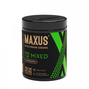 Презервативы ассорти "Maxus Mixed" 12шт
