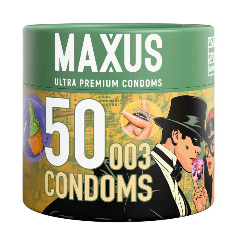 Презервативы экстра тонкие "Maxus 003" 50шт 